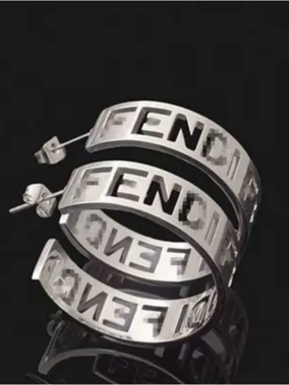 Silver Luxury Hoops
